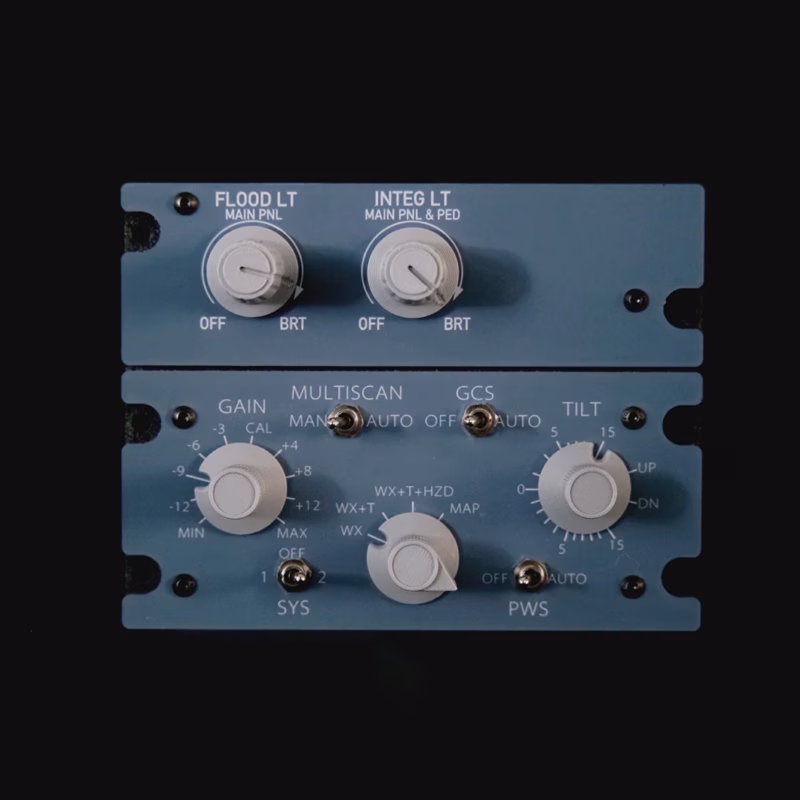 Rowsfire_A112_1-1_Scale_CKPT_LT_WXR_Radar_Integrated_Panel_2