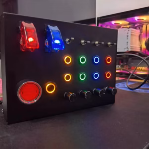 Simulates Racing Car Central Control Box Euro Truck Multifunctional Control Button Box PC USB for Fanatec Thrustmaster