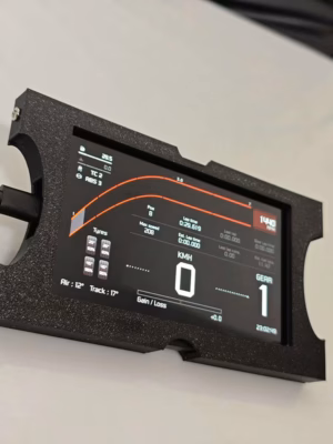 For Thrustmaster/Logitech/SIMAGIC /FANATEC /MOZA Steering Wheel Simracing Car Game PC USB Speed Meter Light Digital LED Display